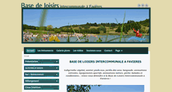 Desktop Screenshot of basedeloisirs-favieres.fr