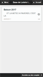Mobile Screenshot of basedeloisirs-favieres.fr